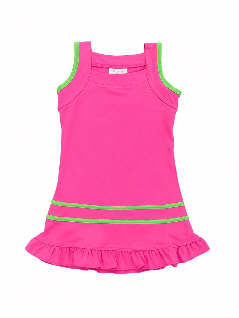 NWT Little Miss Tennis Girls Classic Pleated Tennis Dress